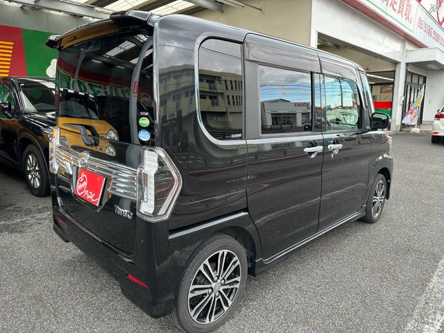 タント カスタムＲＳ　トップエディションＳＡＩＩＩ　純正ナビ　Ｂカメラ　ＴＶ　スマートアシストＩＩＩ　両側パワスラ　Ｓヒーター　ＬＥＤヘッド　スマートキーｘ２　ハーフレザー　ワンオーナー（5枚目）