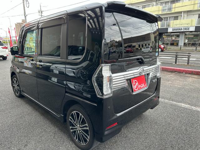 タント カスタムＲＳ　トップエディションＳＡＩＩＩ　純正ナビ　Ｂカメラ　ＴＶ　スマートアシストＩＩＩ　両側パワスラ　Ｓヒーター　ＬＥＤヘッド　スマートキーｘ２　ハーフレザー　ワンオーナー（7枚目）