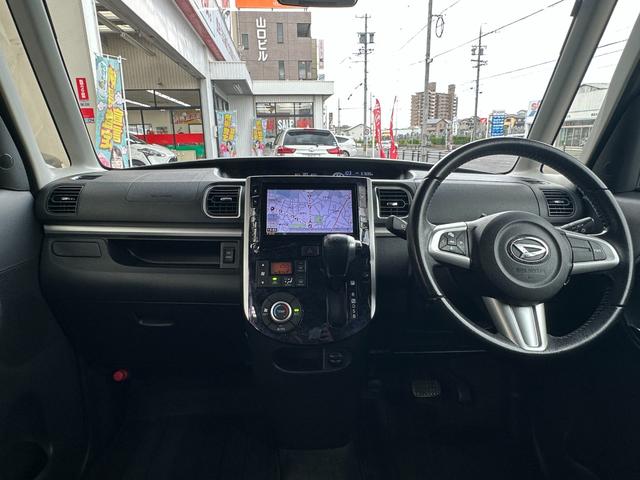 タント カスタムＲＳ　トップエディションＳＡＩＩＩ　純正ナビ　Ｂカメラ　ＴＶ　スマートアシストＩＩＩ　両側パワスラ　Ｓヒーター　ＬＥＤヘッド　スマートキーｘ２　ハーフレザー　ワンオーナー（12枚目）