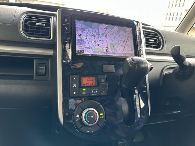 タント カスタムＲＳ　トップエディションＳＡＩＩＩ　純正ナビ　Ｂカメラ　ＴＶ　スマートアシストＩＩＩ　両側パワスラ　Ｓヒーター　ＬＥＤヘッド　スマートキーｘ２　ハーフレザー　ワンオーナー（15枚目）