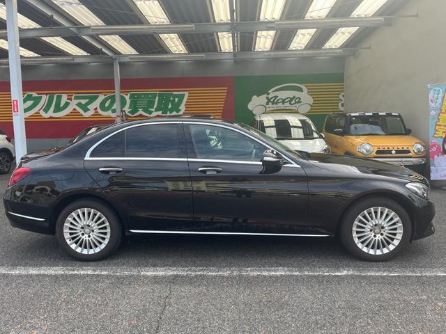Cクラス C200エクスクルーシブラインリミテッド 純正ナビ フルセグ Bカメラ クルコン PREーSAFEブレーキ レーンキープアシスト ステアリングアシスト BSM アテンションアシスト シートヒーター Pシート ハーフレザー LED ドラレコ(5枚目)