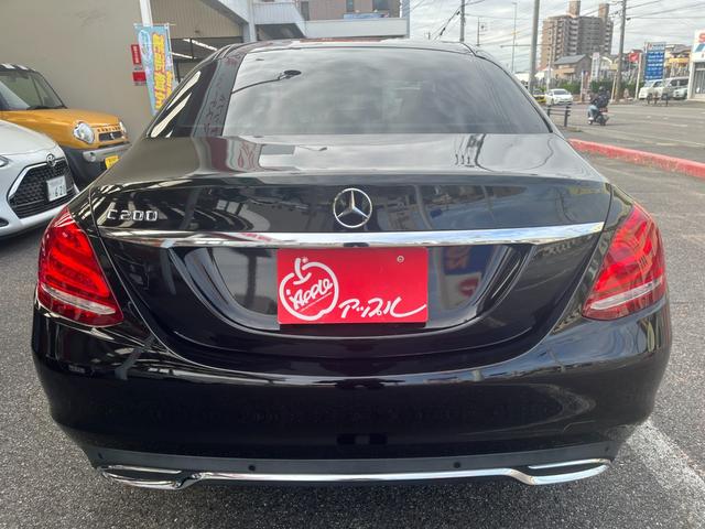 Cクラス C200エクスクルーシブラインリミテッド 純正ナビ フルセグ Bカメラ クルコン PREーSAFEブレーキ レーンキープアシスト ステアリングアシスト BSM アテンションアシスト シートヒーター Pシート ハーフレザー LED ドラレコ(7枚目)