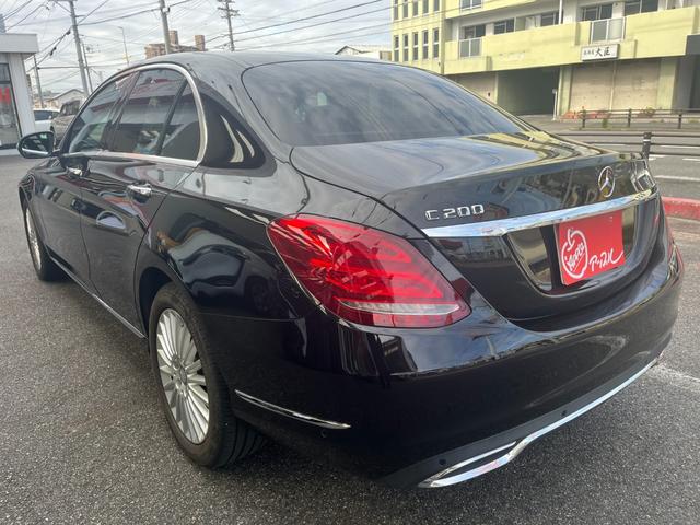 Cクラス C200エクスクルーシブラインリミテッド 純正ナビ フルセグ Bカメラ クルコン PREーSAFEブレーキ レーンキープアシスト ステアリングアシスト BSM アテンションアシスト シートヒーター Pシート ハーフレザー LED ドラレコ(8枚目)