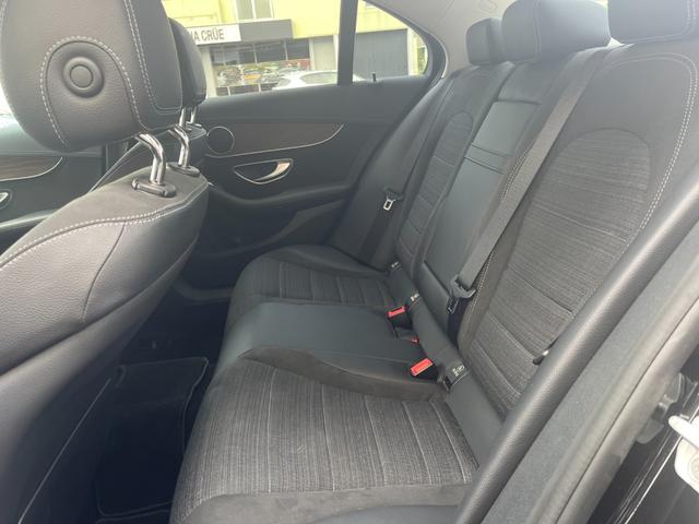 Cクラス C200エクスクルーシブラインリミテッド 純正ナビ フルセグ Bカメラ クルコン PREーSAFEブレーキ レーンキープアシスト ステアリングアシスト BSM アテンションアシスト シートヒーター Pシート ハーフレザー LED ドラレコ(14枚目)