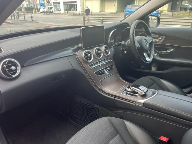 Cクラス C200エクスクルーシブラインリミテッド 純正ナビ フルセグ Bカメラ クルコン PREーSAFEブレーキ レーンキープアシスト ステアリングアシスト BSM アテンションアシスト シートヒーター Pシート ハーフレザー LED ドラレコ(16枚目)