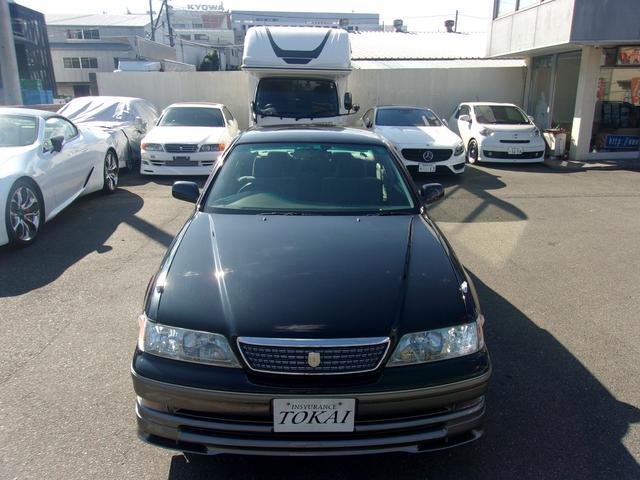 マークII グランデ　後期型　１Ｇエンジン　５速ＭＴ　純正オプションＦスポイラー　純正ＨＩＤ　純正キーレス　社外モニター　バックカメラ　ドライブレコーダー　取説／メンテナンスノート　実走行６６０００キロ（2枚目）