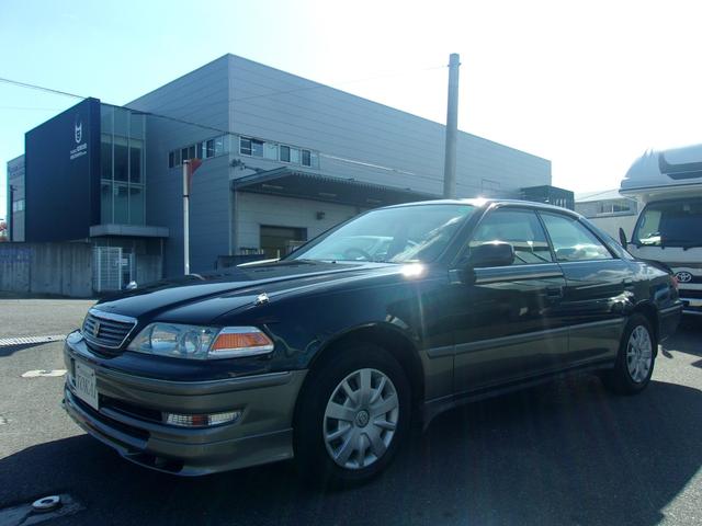 マークII グランデ　後期型　１Ｇエンジン　５速ＭＴ　純正オプションＦスポイラー　純正ＨＩＤ　純正キーレス　社外モニター　バックカメラ　ドライブレコーダー　取説／メンテナンスノート　実走行６６０００キロ（8枚目）