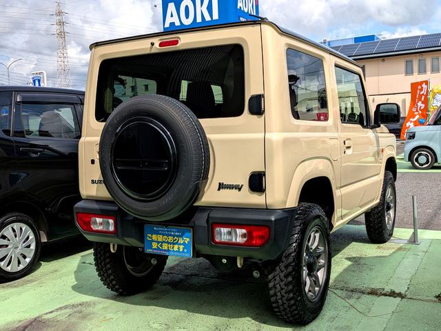 ジムニー XC リフトアップ モンローアブソーバー レーダー探知機 ドライブレコーダー ディスプレイオーディオ ETC 衝突被害軽減システム オートライト LEDヘッドランプ アルミホイール スマートキー(4枚目)