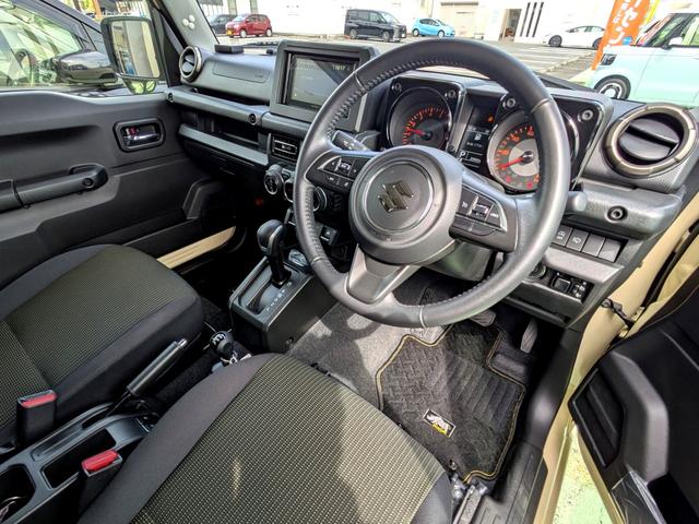 ジムニー XC リフトアップ モンローアブソーバー レーダー探知機 ドライブレコーダー ディスプレイオーディオ ETC 衝突被害軽減システム オートライト LEDヘッドランプ アルミホイール スマートキー(22枚目)