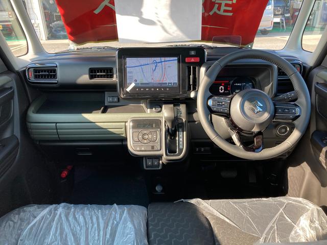 スペーシア ギア HYBRID XZ 全方位カメラ付9インチナビ オートライト Bluetooth スライドドア 純正ナビ プッシュスタート シートヒーター オートエアコン 禁煙車 スズキセーフティーサポート 衝突被害軽減システム アイドリングストップ(16枚目)