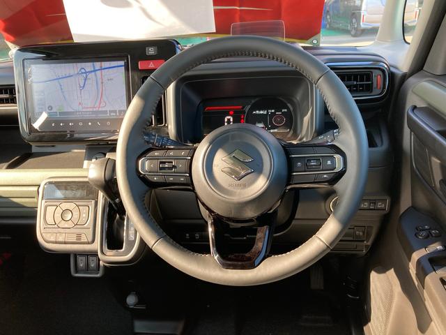 スペーシア ギア HYBRID XZ 全方位カメラ付9インチナビ オートライト Bluetooth スライドドア 純正ナビ プッシュスタート シートヒーター オートエアコン 禁煙車 スズキセーフティーサポート 衝突被害軽減システム アイドリングストップ(17枚目)