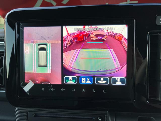 ワゴンRスマイル !初売!HYBRID X 3型 全方位カメラ付9インチナビ バックカメラ オートライト Bluetooth スライドドア 純正ナビ プッシュスタート シートヒーター オートエアコン 禁煙車 スズキセーフティーサポート ワンオーナー 衝突被害軽減システム(34枚目)