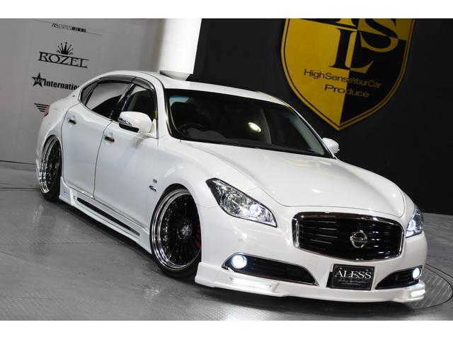 VIP黒革サンルーフ WORK21in ブレーンエアロ車高調(3枚目)
