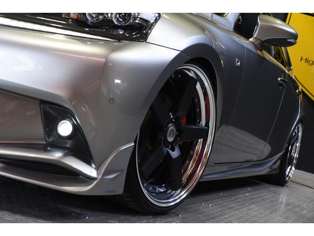 IS300h Fスポ 赤革サンルーフ新品車高調 新品WORK(4枚目)