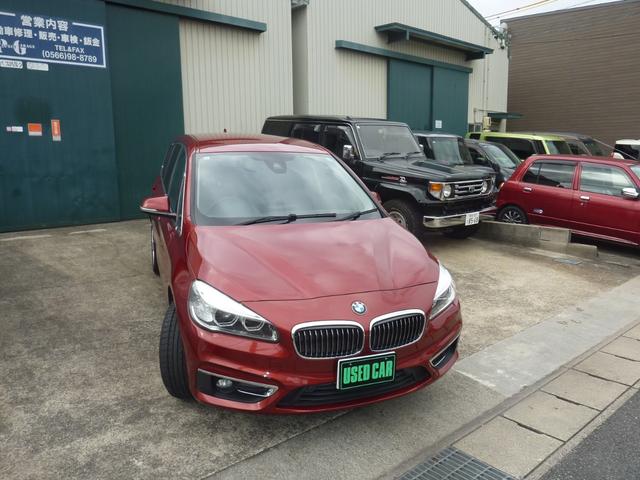２シリーズ ２１８ｄグランツアラー　ラグジュアリー　禁煙車　ドライブレコーダー　バックカメラ　ナノコートボディーコーティング＆車内クリーニング済み　トランスミッション警告表示故障部品交換修理作業済み　自社修理＆部品交換整備作業　整備保証付き　車内清潔（8枚目）