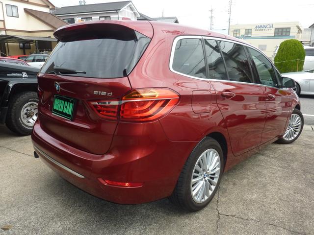 ２シリーズ ２１８ｄグランツアラー　ラグジュアリー　禁煙車　ドライブレコーダー　バックカメラ　ナノコートボディーコーティング＆車内クリーニング済み　トランスミッション警告表示故障部品交換修理作業済み　自社修理＆部品交換整備作業　整備保証付き　車内清潔（11枚目）