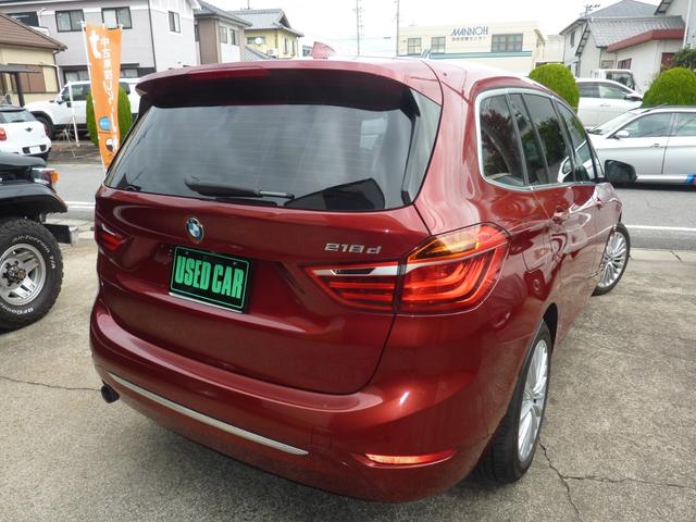 ２シリーズ ２１８ｄグランツアラー　ラグジュアリー　禁煙車　ドライブレコーダー　バックカメラ　ナノコートボディーコーティング＆車内クリーニング済み　トランスミッション警告表示故障部品交換修理作業済み　自社修理＆部品交換整備作業　整備保証付き　車内清潔（13枚目）