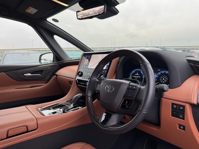 ヴェルファイアハイブリッド Z プレミア 茶内装 左右独立ムーンルーフ デジタルインナーミラー 純正14型DA 後席モニター パノラミックビューモニター ブラインドスポットモニター スペアタイヤ 置くだけ充電 パワーバックドア ETC2.0(37枚目)