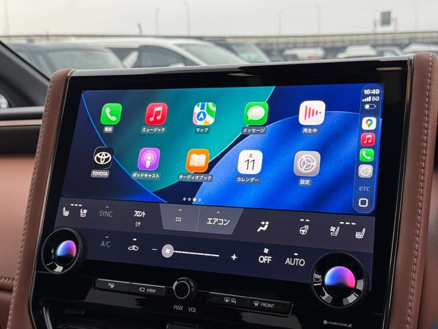 ヴェルファイアハイブリッド Z プレミア 茶内装 左右独立ムーンルーフ デジタルインナーミラー 純正14型DA 後席モニター パノラミックビューモニター ブラインドスポットモニター スペアタイヤ 置くだけ充電 パワーバックドア ETC2.0(48枚目)