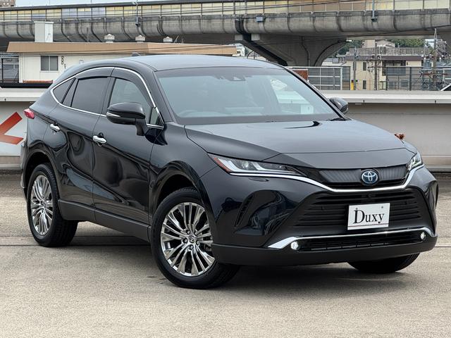 ハリアーハイブリッド Z レザーパッケージ 黒内装 デジタルミラー 12.3JBLサウンドナビ フルセグTV パノラミックビューモニター ブラインドスポットモニター パワーバックドア シートヒーター&クーラー ETC2.0 スペアタイヤ HUD(8枚目)