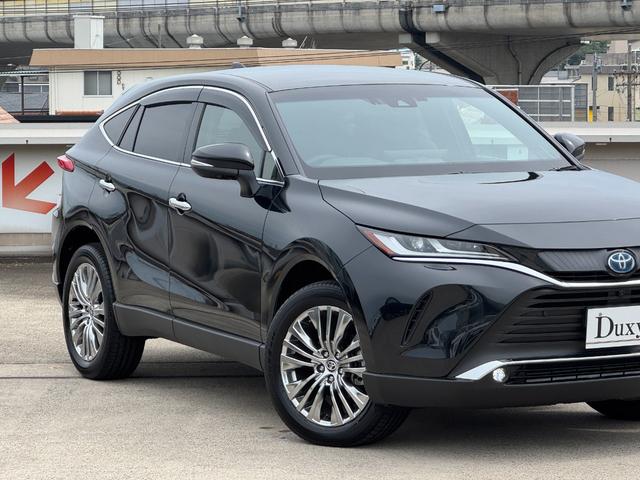 ハリアーハイブリッド Z レザーパッケージ 黒内装 デジタルミラー 12.3JBLサウンドナビ フルセグTV パノラミックビューモニター ブラインドスポットモニター パワーバックドア シートヒーター&クーラー ETC2.0 スペアタイヤ HUD(9枚目)