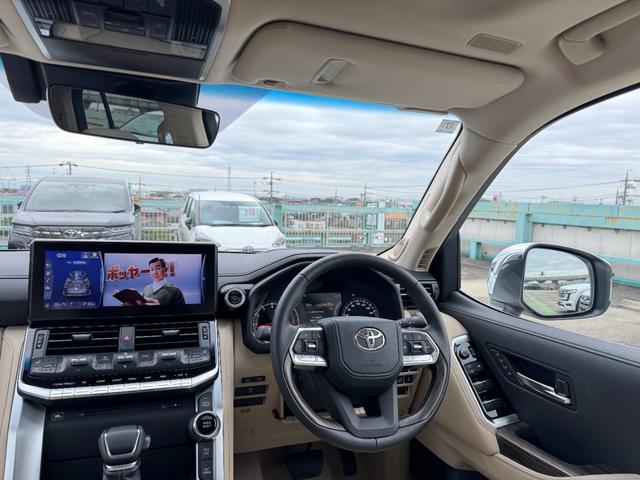 ランドクルーザー ZX モデリスタエアロ GRグリル リアエンター クールBOX 電動デフロック 寒冷地仕様 パノラミックビューモニター ブラインドスポットモニター 純正12.3型JBLナビ フルセグTVブラックルーフレール(41枚目)