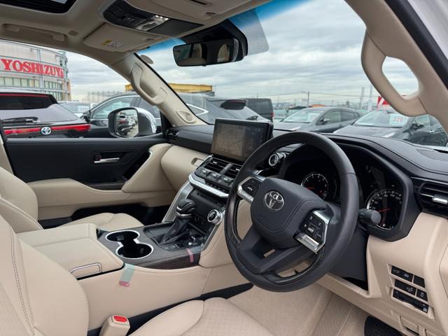 ランドクルーザー ZX モデリスタエアロ GRグリル リアエンター クールBOX 電動デフロック 寒冷地仕様 パノラミックビューモニター ブラインドスポットモニター 純正12.3型JBLナビ フルセグTVブラックルーフレール(42枚目)