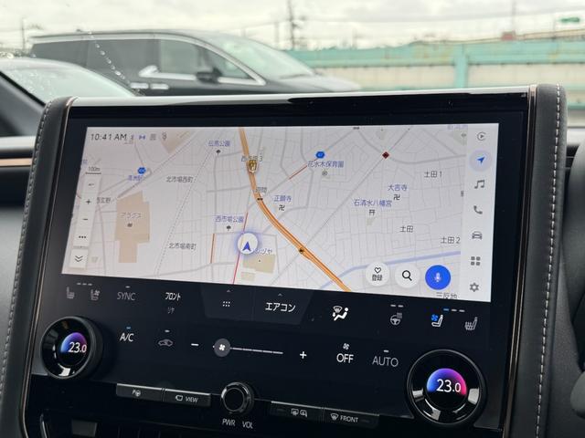 アルファードハイブリッド Z シグネチャーイルミ 左右独立ムーンルーフ トヨタチームメイト デジタルインナーミラー 14型ナビ fフルセグTV パノラミックビューモニター 後席モニター BSM AC100V ETC2.0 HUD(46枚目)