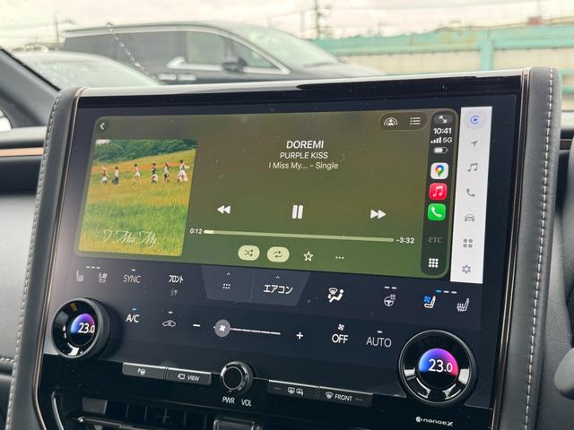アルファードハイブリッド Z シグネチャーイルミ 左右独立ムーンルーフ トヨタチームメイト デジタルインナーミラー 14型ナビ fフルセグTV パノラミックビューモニター 後席モニター BSM AC100V ETC2.0 HUD(49枚目)