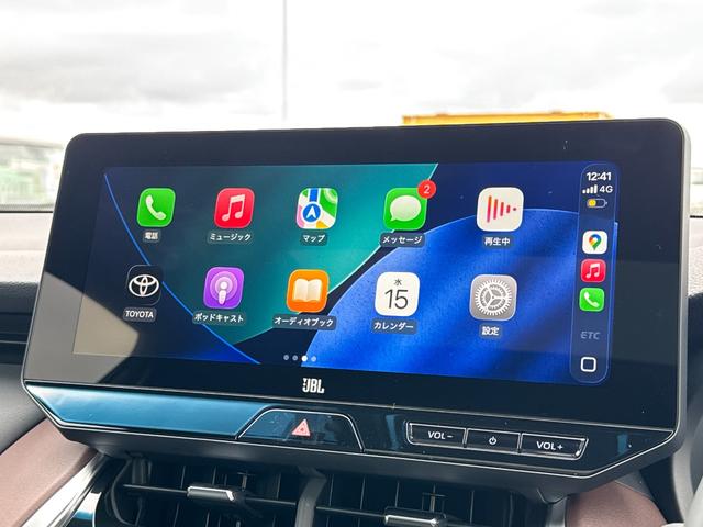 ハリアーハイブリッド Z レザーパッケージ パノラミックビューモニター 調光パノラマルーフ 4WD スペアタイヤ ブラウン革 12.3型JBLナビ ETC2.0 デジタルインナーミラー録画機能 ヘッドアップディスプレイ BSM パワーバックドア(55枚目)