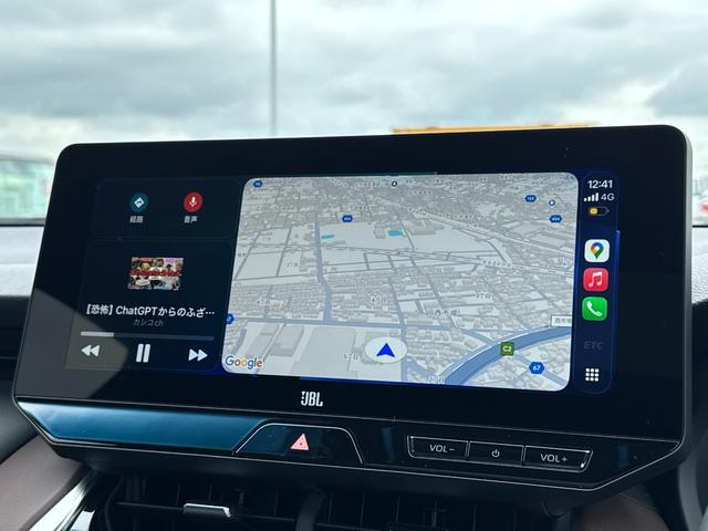 ハリアーハイブリッド Z レザーパッケージ パノラミックビューモニター 調光パノラマルーフ 4WD スペアタイヤ ブラウン革 12.3型JBLナビ ETC2.0 デジタルインナーミラー録画機能 ヘッドアップディスプレイ BSM パワーバックドア(56枚目)