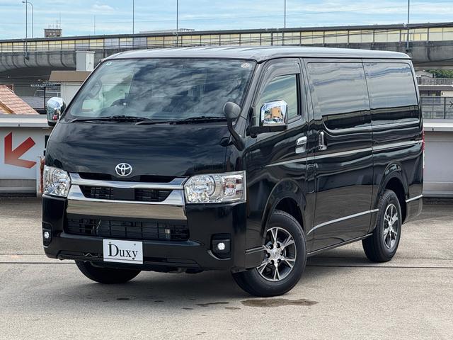 ハイエースバン スーパーGL ダークプライムII デジタルインナーミラー パノラミックビューモニター 両側パワースライド 純正15AW アクセサリーコンセント 衝突軽減ブレーキ フロントドアスカッフプレート スポークステアリング レーンキープアシスト(7枚目)