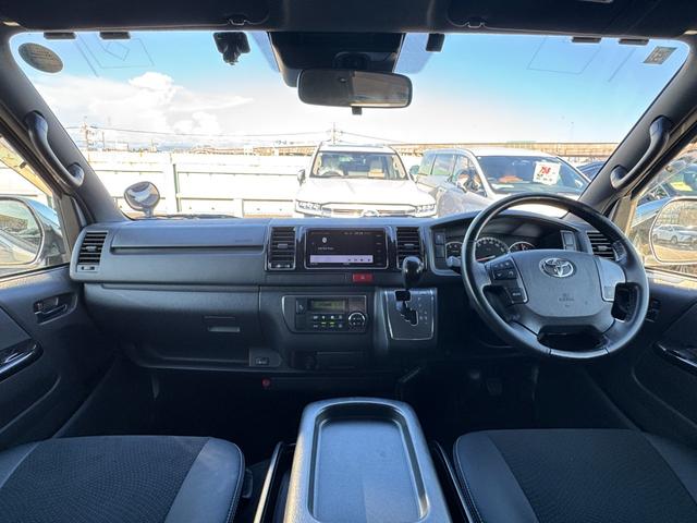 ハイエースバン スーパーGL ダークプライムII ワンオーナー 社外ナビ フルセグTV バックカメラ 両側パワースライドドア AC100V電源 ETC LEDヘッドライト トヨタセーフティセンス クリアランスソナー オートマチックハイビーム アドブル(33枚目)