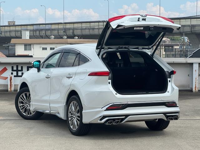 ハリアーハイブリッド Z レザーパッケージ 茶 モデリスタエアロ デジタルインナーミラー パノラミックビューモニター 12.3型JBLナビ フルセグTV ブラインドスポットモニター パワーバックドア ETC2.0 シートヒータ&クーラー HUD(29枚目)