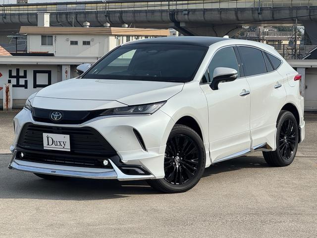 ハリアーハイブリッド Ｚ　レザーパッケージ・ナイトシェード　モデリスタフルエアロ　調光パノラマルーフ　パノラミックビューモニター　ブラインドスポットモニター　純正１２．３型ディスプレイナビ　フルセグＴＶ　寒冷地仕様　レーダークルーズコントロール　ＥＴＣ２．０（13枚目）