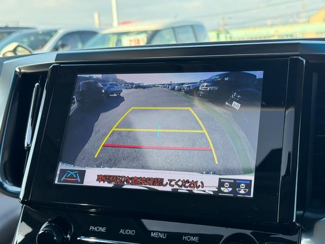 アルファード ２．５Ｓ　Ｃパッケージ　魔裟斗エアロ　４本出マフラー　サンルーフ　デジタルインナーミラー　ブラインドスポットモニタ　純正９型ＤＡ　後席モニター　フルセグＴＶ　ドラレコ　パワーバックドア　シートヒーター＆クーラー　パワーシート（9枚目）