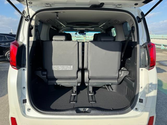 アルファード ２．５Ｓ　Ｃパッケージ　魔裟斗エアロ　４本出マフラー　サンルーフ　デジタルインナーミラー　ブラインドスポットモニタ　純正９型ＤＡ　後席モニター　フルセグＴＶ　ドラレコ　パワーバックドア　シートヒーター＆クーラー　パワーシート（41枚目）