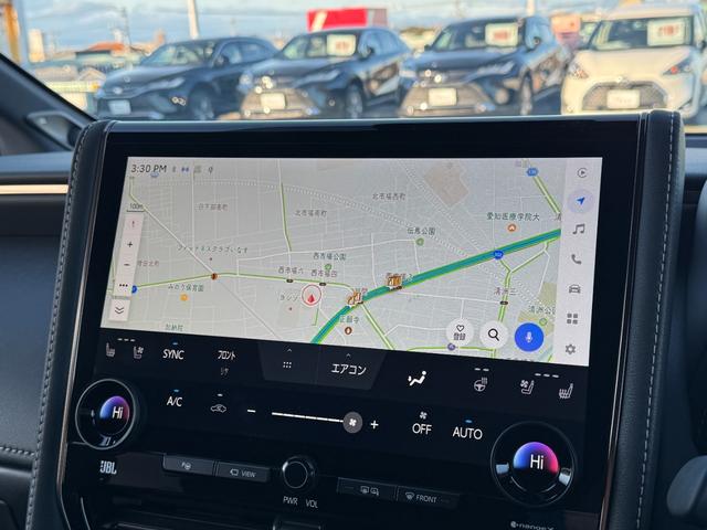 アルファードハイブリッド Ｚ　改良後　純正１４型ＪＢＬナビ　後席モニター　左右独立ムーンルーフ　デジタルインナーミラー　パノラミックビューモニター　ＢＳＭ　ユニバーサルステップ　パワーバックドア　ＥＴＣ２．０　ＨＵＤ　チームメイト（5枚目）