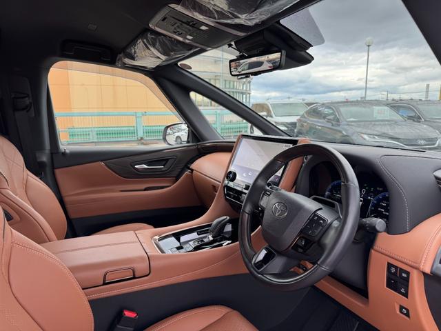 ヴェルファイアハイブリッド Z プレミア 茶内装 左右独立ムーンルーフ デジタルインナーミラー ユニバーサルステップ 14型ナビ フルセグ 後席モニター パノラミックビューモニター ブラインドスポットモニタ AC100V HUD 置くだけ充電(39枚目)