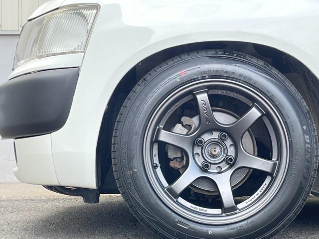 プロボックスワゴン Ｆ　新品ＲＡＹＳ　ＧｌａｍＬｉｇｈｔｓ　５７ＤＲ　ＳＰＥＣ－Ｄ　新品タイヤ　ブリッツ車高調　フォグランプ　前席パワーウインドウ　電動格納ミラー（11枚目）
