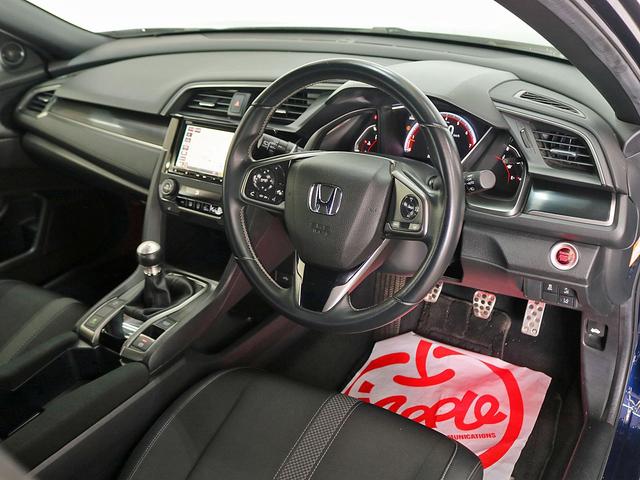 シビック ハッチバック ホンダセンシング 後期型 6MT 1.5LVTECターボ 大型リアスポイラー 純正フルセグナビ Bluetooth バックカメラ 前後ドライブレコーダー レーダークルーズ スマートキー2個 シートヒーター 電動シート(12枚目)
