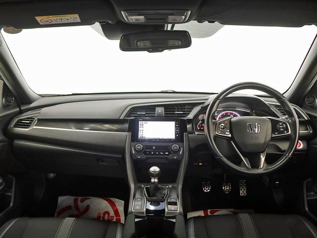 シビック ハッチバック ホンダセンシング 後期型 6MT 1.5LVTECターボ 大型リアスポイラー 純正フルセグナビ Bluetooth バックカメラ 前後ドライブレコーダー レーダークルーズ スマートキー2個 シートヒーター 電動シート(14枚目)