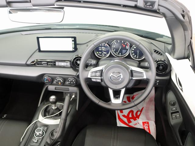 ロードスター ＮＲ－Ａ　禁煙車　８．８インチマツダコネクト　Ｂカメラ　ＣａｒＰｌａｙ　スマートブレーキサポート　ＢＳＭ　ＬＥＤヘッドライト　ＢＩＬＳＴＥＩＮ製ダンパー　リモコンキー２個（11枚目）