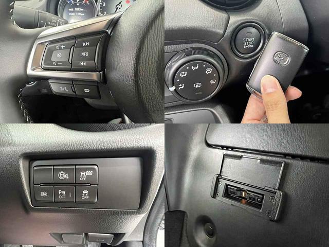ロードスター ＮＲ－Ａ　禁煙車　８．８インチマツダコネクト　Ｂカメラ　ＣａｒＰｌａｙ　スマートブレーキサポート　ＢＳＭ　ＬＥＤヘッドライト　ＢＩＬＳＴＥＩＮ製ダンパー　リモコンキー２個（17枚目）
