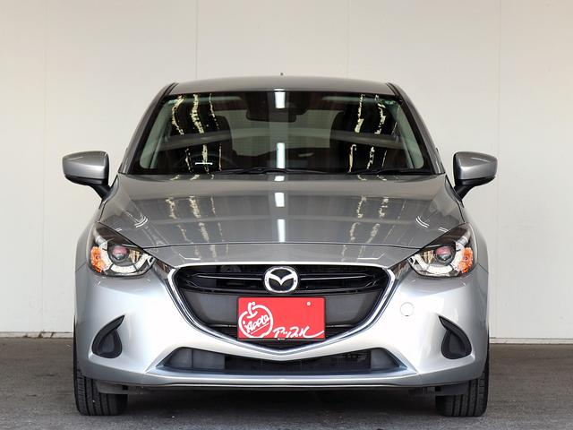 デミオ 15Sツーリング Lパッケージ 6速MT 禁煙車 マツダコネクトナビ バックカメラ Buletooth 純正16インチアルミ ハーフレザーシート シートヒータ― LEDヘッド BSM HUD(10枚目)