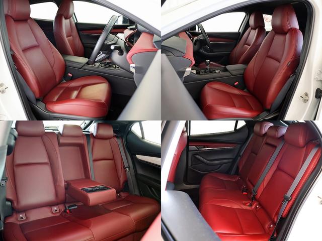 MAZDA3ファストバック Xバーガンディ セレクション 6速MT 禁煙車 シグネチャースタイル 純正フルエアロ BBS鍛造アルミ スカイアクティブX BOSEサウンド 360°セーフティPKG バーガンディレザー 純正ナビTV spirit1.1更新済(19枚目)