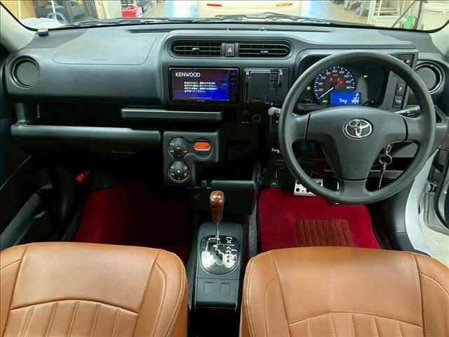 プロボックス ハイブリッドF ユーザー買取車両 ダウンサス 衝突被害軽減ブレーキ シートカバー 社外ナビ フルセグTV Bluetooth接続可 バックカメラ レーンキープアシスト オートハイビーム ETC(4枚目)