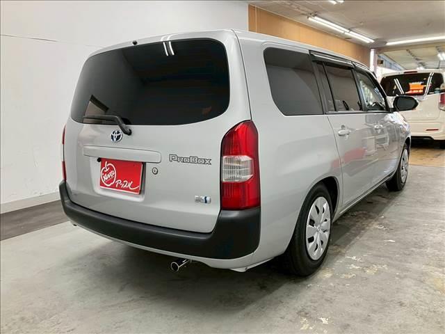 プロボックス ハイブリッドF ユーザー買取車両 ダウンサス 衝突被害軽減ブレーキ シートカバー 社外ナビ フルセグTV Bluetooth接続可 バックカメラ レーンキープアシスト オートハイビーム ETC(9枚目)