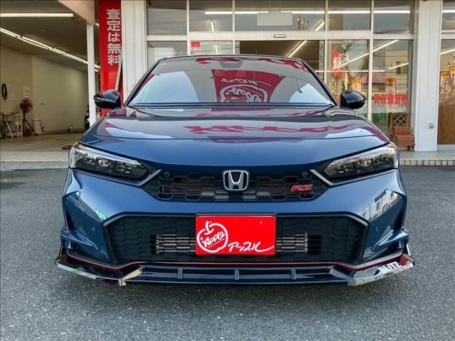 シビック ＲＳ　ユーザー買取車両　ブリッツ車高調　レイズホムラアルミホイール　衝突被害軽減ブレーキ　純正ディスプレイオーディオ　Ｂｌｕｅｔｏｏｔｈ接続　バックカメラ　シートヒーター　パワーシート　社外リップスポイラー（2枚目）