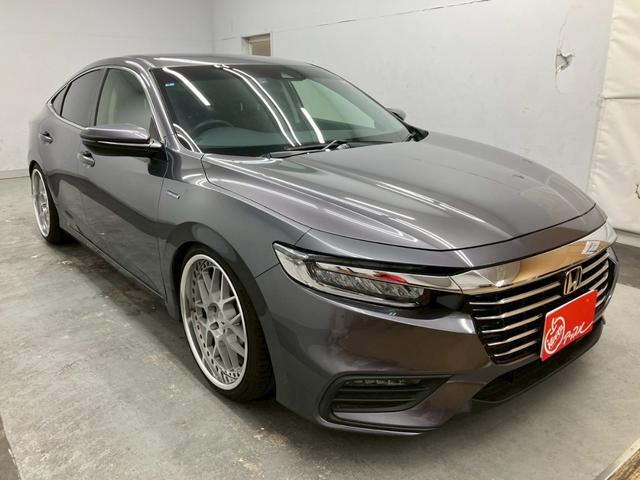 インサイト EX 純正ナビ バックカメラ RS-R足回り LEONHARDIRITTホイール クリアランスソナー 衝突被害軽減ブレーキ シートヒーター Bluetooth接続 ハーフレザーシート ETC2.0(9枚目)